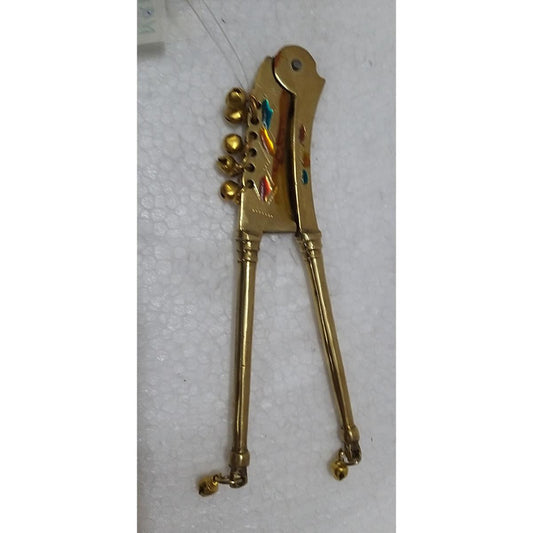 Traditional Brass Betel Nut Cutter Supari Cutter Sudi - 6.5" (601)