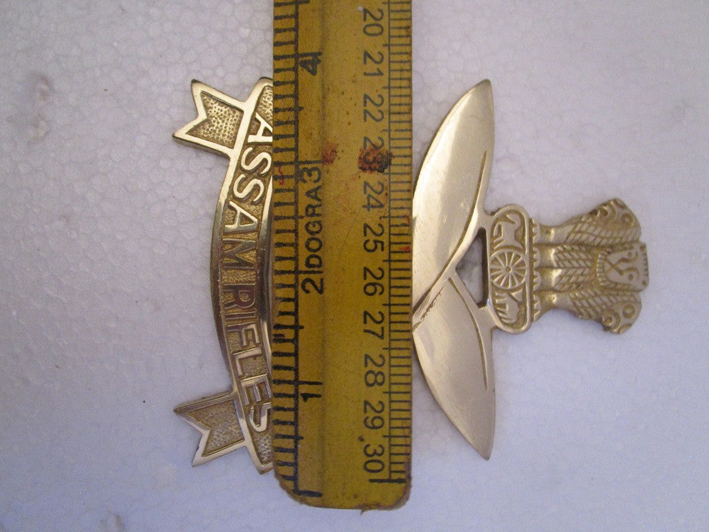ASSAM RIFLES Indian Police Military Navy Air Force CAST Safe Plaque Plate Crests Badge (656)