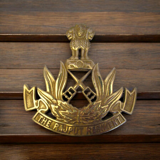 THE RAJPUT REGIMENT Indian Police Military Navy Air Force CAST Safe Plaque Plate Crests Badge (668)