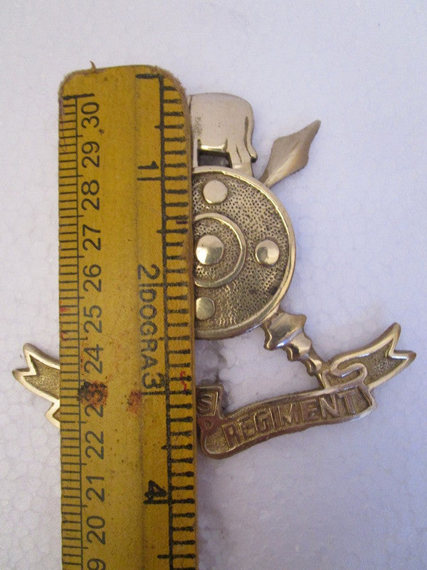 THE MADRAS REGIMENT Indian Police Military Navy Air Force CAST Safe Plaque Plate Crests Badge (714)