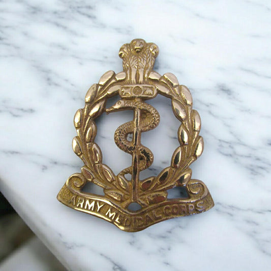 ARMY MEDICAL CORPS Indian Police Military Navy Air Force CAST Safe Plaque Plate Crests Badge (736)