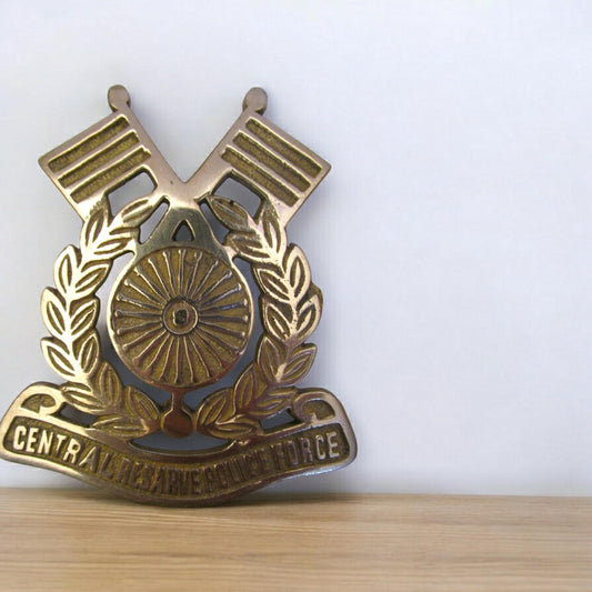 Central Reserve Police Force CRPF Indian Police Military Navy Air Force CAST Safe Plaque Plate Crests Badge (738)