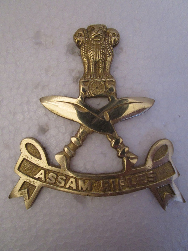 ASSAM RIFLES Indian Police Military Navy Air Force CAST Safe Plaque Plate Crests Badge (750)