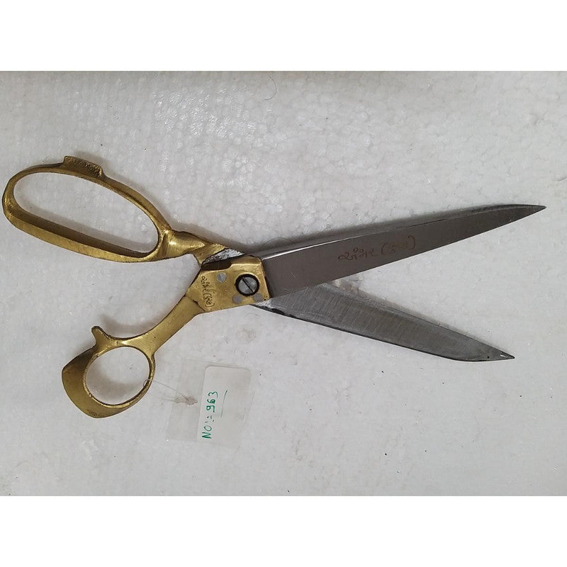 Master Tailoring Scissor With Golden Brass Handle Scissors 10" (963)