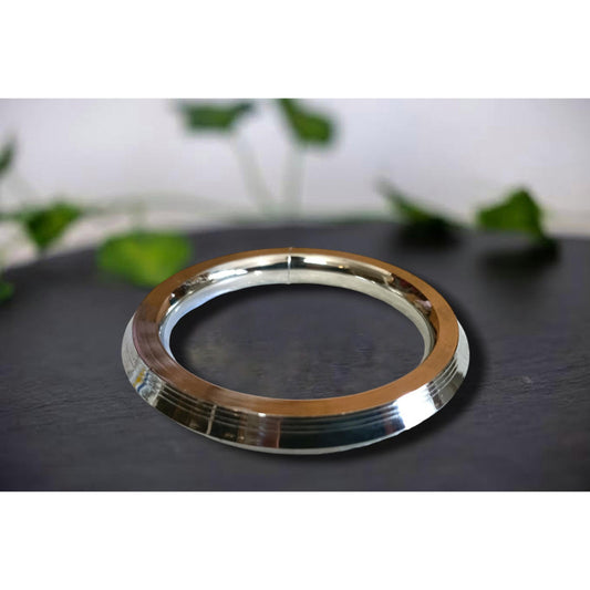 Traditional Silver Plated Kada Cuff for Men Â (3599)