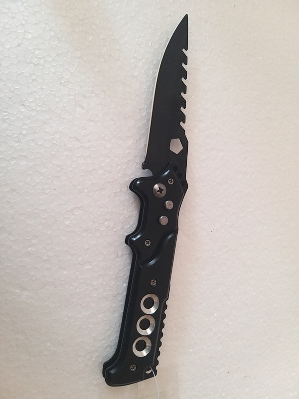 7088 Black Foldable Knife for kitchen, home and chefs knife (1363)