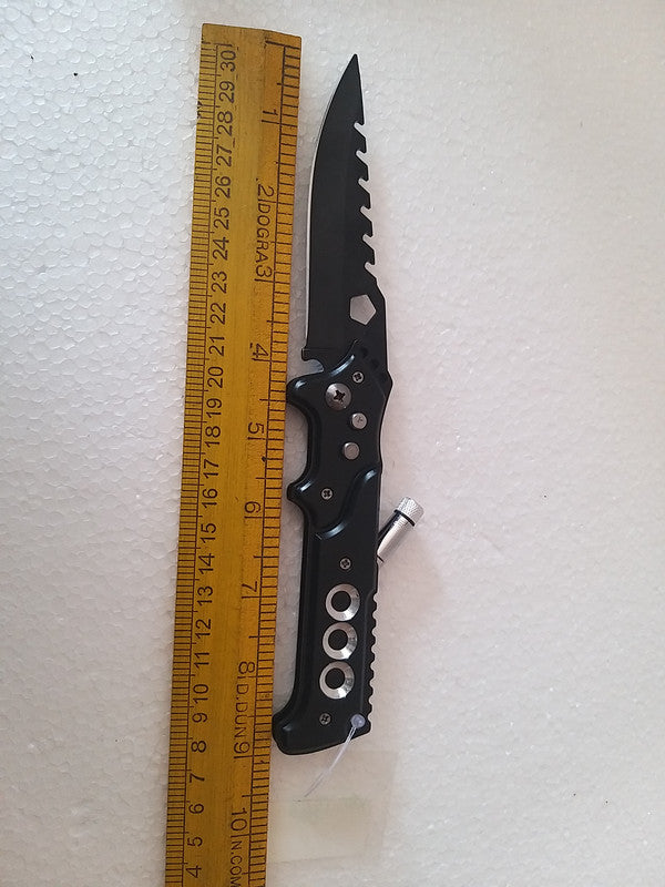7088 Black Foldable Knife for kitchen, home and chefs knife (1363)